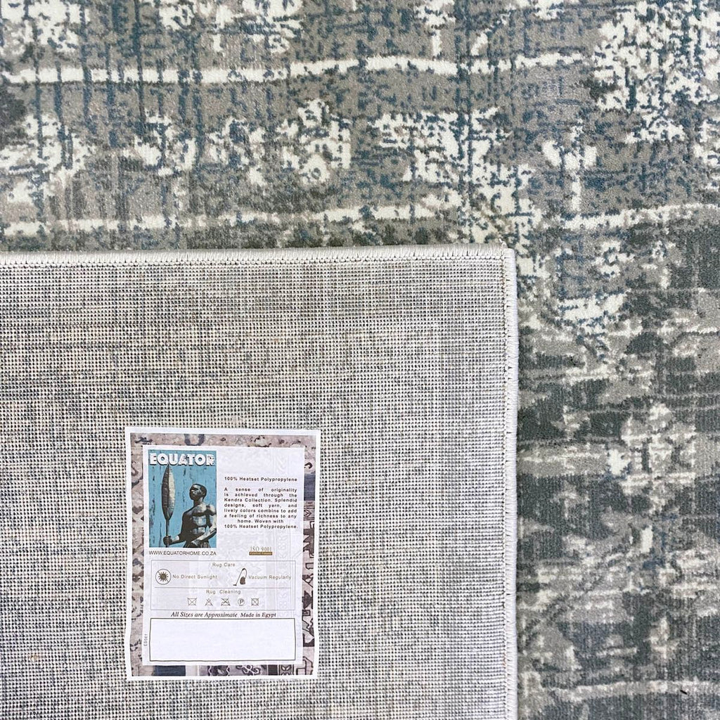 Cleopatra Rug (colour Silver Blue)