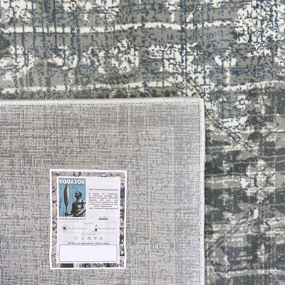 Cleopatra Rug (colour Silver Blue)