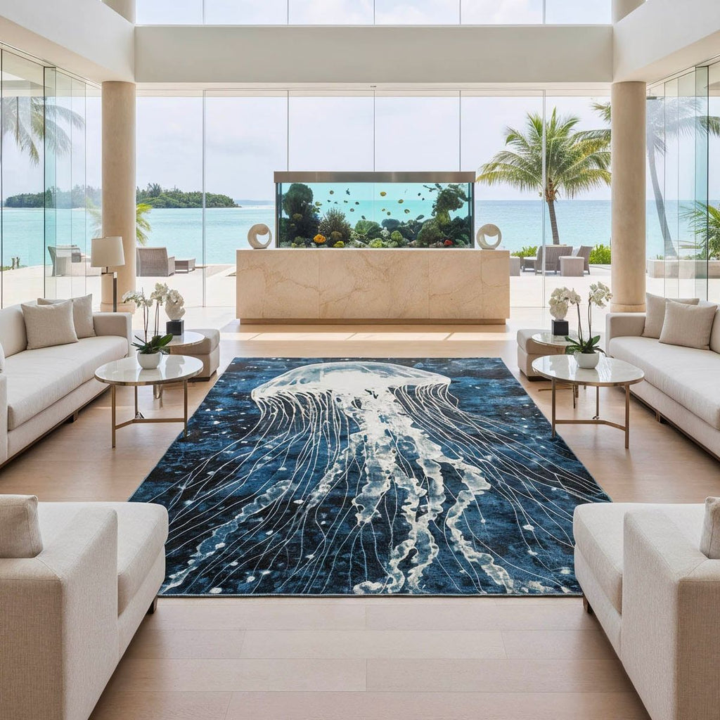 Jellyfish Rug - Ocean