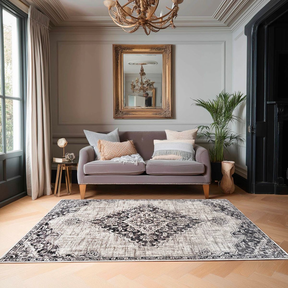 Kian Rug (Ivory & Ink)