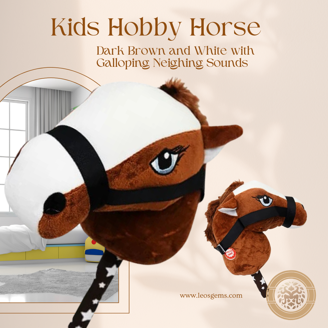 Kids Hobby Horse with Galloping Neighing Sounds