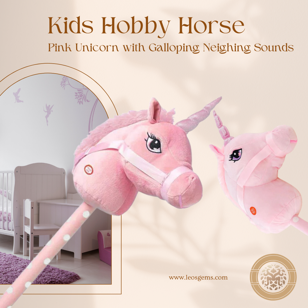 Kids Hobby Horse with Galloping Neighing Sounds