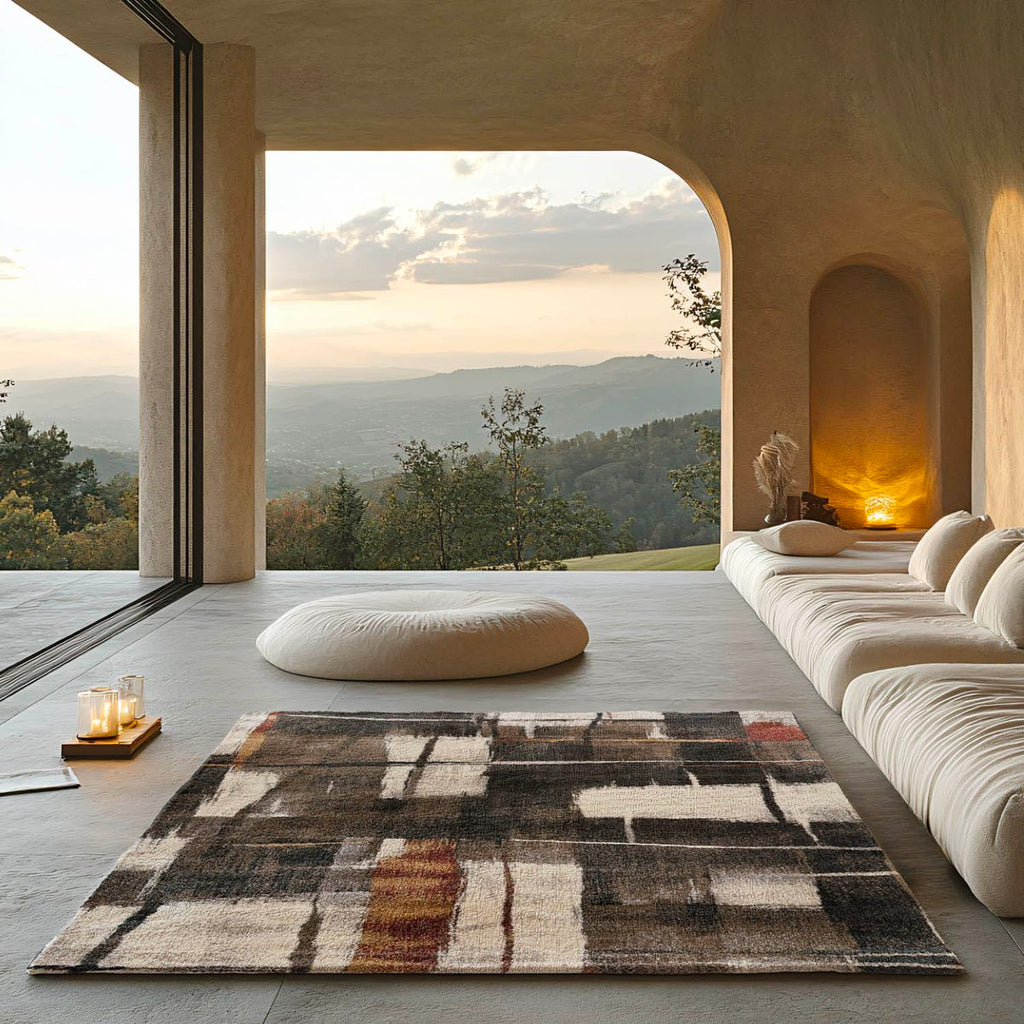 Postmodern Rug (Rust)