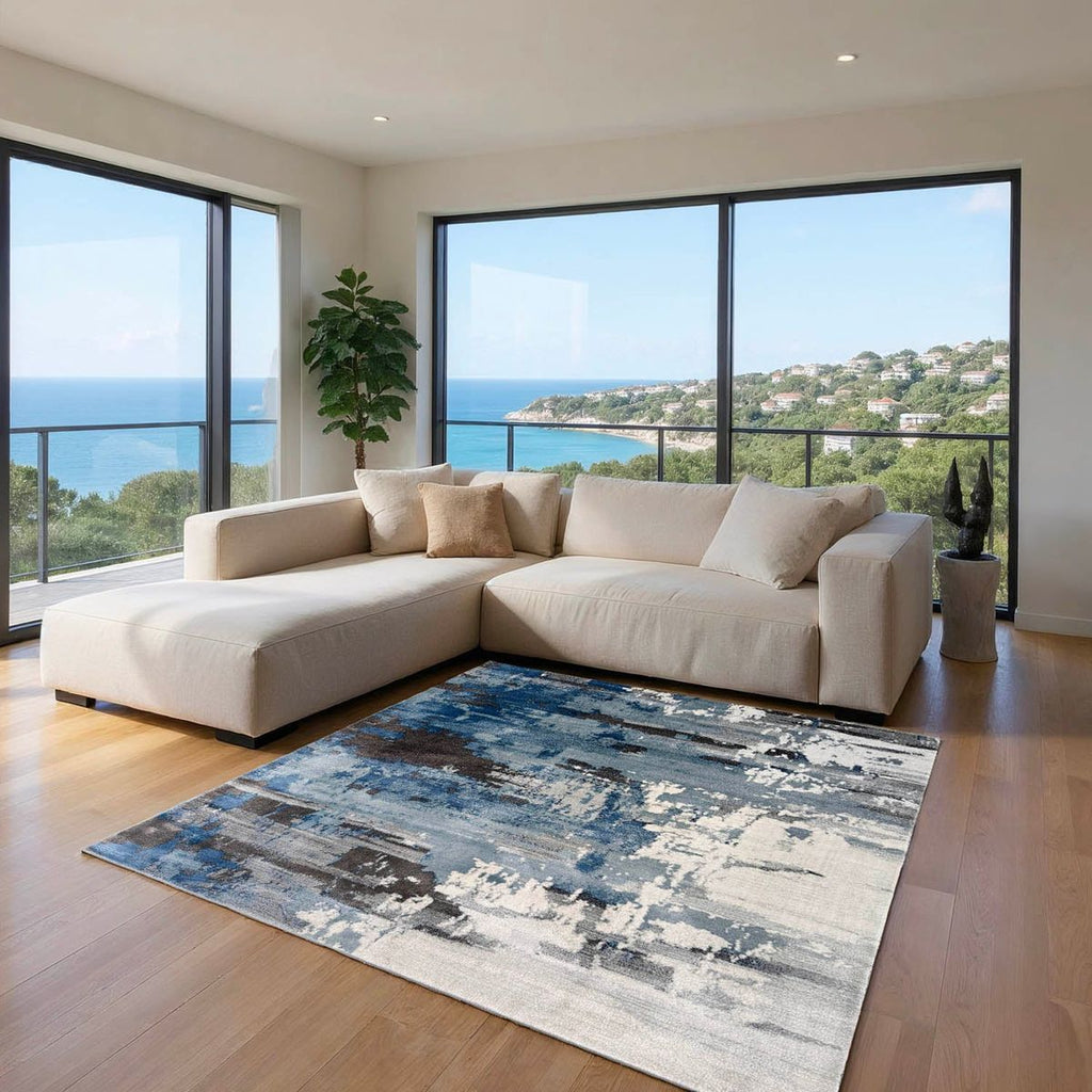 Tempest Rug (colour Ocean)